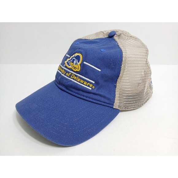 University of Delaware Blue Hens The Game Vintage Hat Trucker Mesh Snapback Rare - Picture 3 of 8